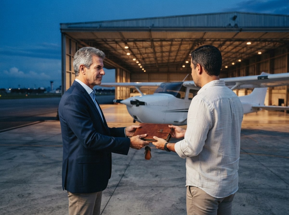 Entrega de aeronave ao proprietário